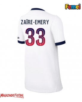 Paris Saint-Germain Warren Zaire-Emery #33 Tricou Fotbal Replică 2026-27 Femei Deplasare Paris Saint-Germain Warren Zaire-Emery #33 Tricou Fotbal Replică 2026-27 Femei Deplasare